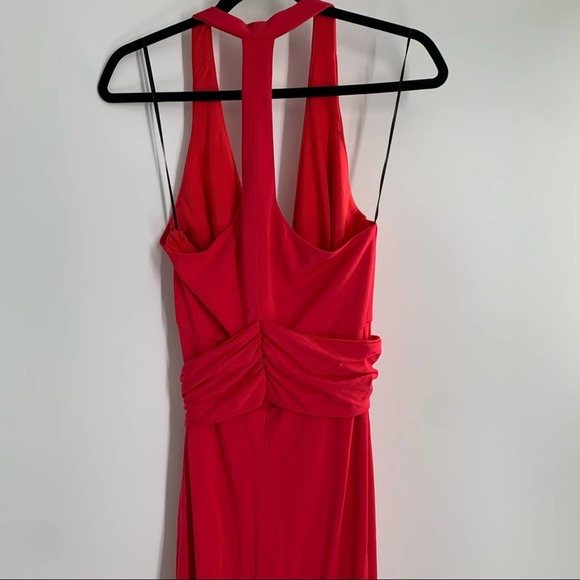 ABS Allen Schwartz Red Maxi Dress Women’s Size M NWT $380 - Picture 12 of 15
